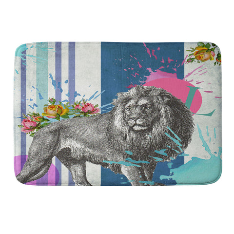 Ginger Pigg Hear Me Roar Memory Foam Bath Mat
