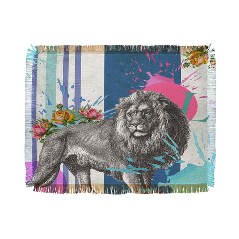 Ginger Pigg Hear Me Roar Throw Blanket