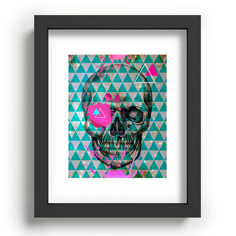 Ginger Pigg Neon Skull Recessed Framing Rectangle