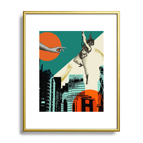 Ginger Pigg new york 2 Metal Framed Art Print