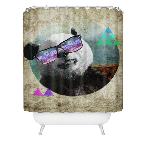 Ginger Pigg Pandamonium Shower Curtain