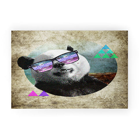 Ginger Pigg Pandamonium Welcome Mat