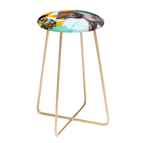 Ginger Pigg Patchwork Bear Counter Stool