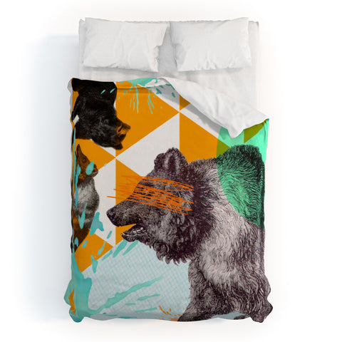Ginger Pigg Patchwork Bear Duvet Cover