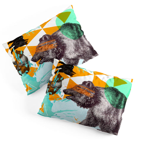 Ginger Pigg Patchwork Bear Pillow Shams