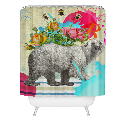 Ginger Pigg Polar Dance 2 Shower Curtain