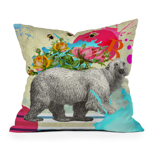 Ginger Pigg Polar Dance 2 Throw Pillow