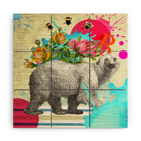 Ginger Pigg Polar Dance 2 Wood Wall Mural