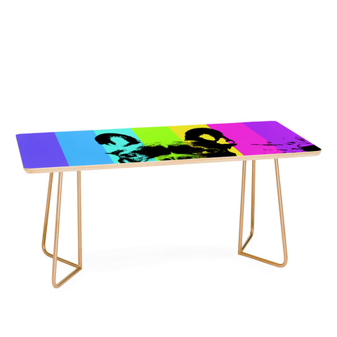 Ginger Pigg Rainbow Frenchie Coffee Table