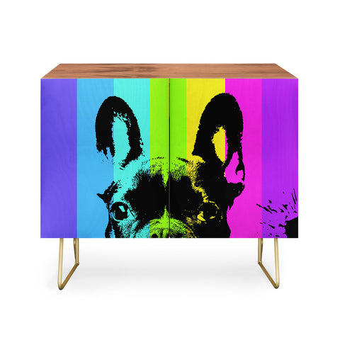 Ginger Pigg Rainbow Frenchie Credenza