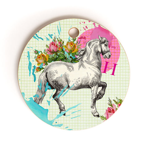 Ginger Pigg Reign It In Cutting Board Round