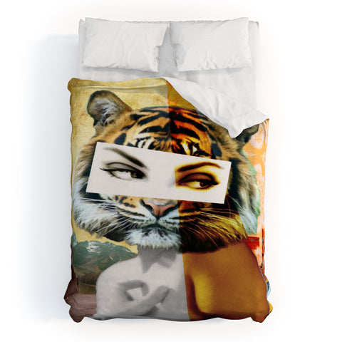 Ginger Pigg Whats New Pussy Cat Duvet Cover