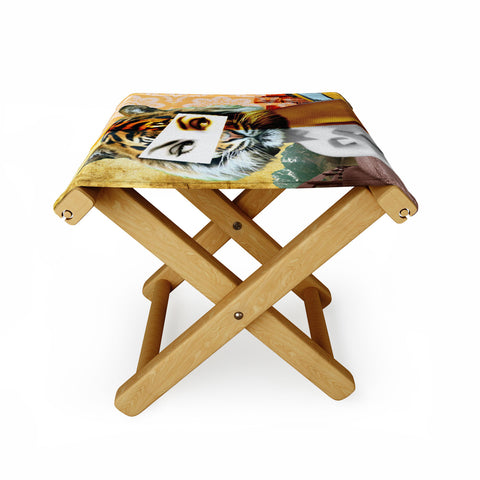 Ginger Pigg Whats New Pussy Cat Folding Stool