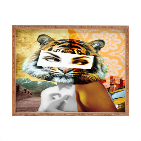 Ginger Pigg Whats New Pussy Cat Rectangular Tray