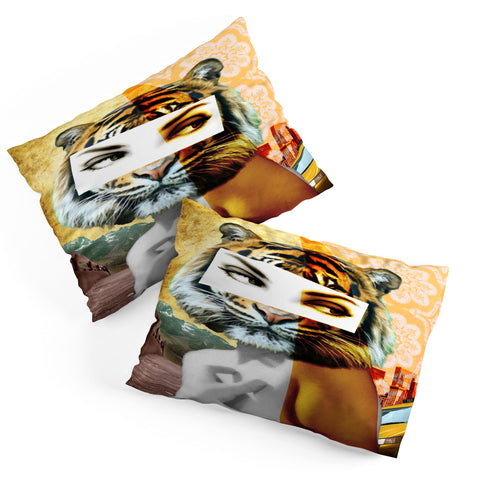 Ginger Pigg Whats New Pussy Cat Pillow Shams