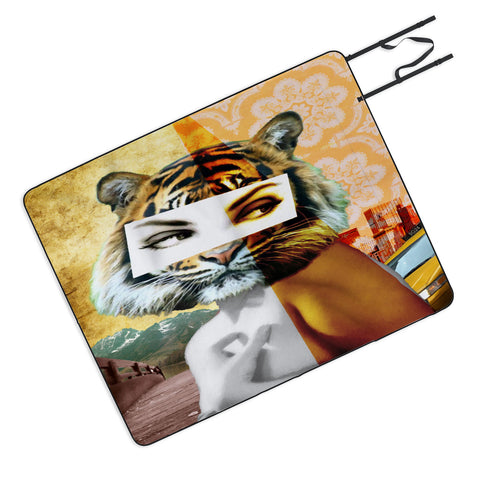 Ginger Pigg Whats New Pussy Cat Picnic Blanket