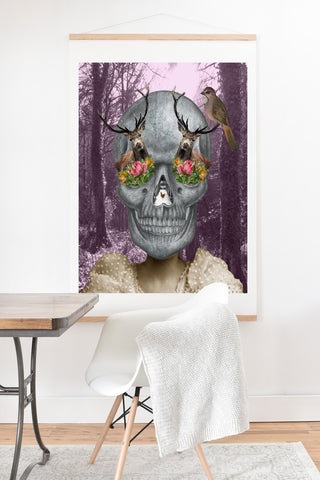 Ginger Pigg Woodland Hangover Art Print And Hanger