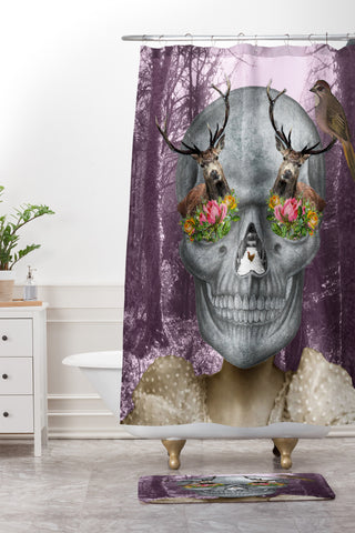 Ginger Pigg Woodland Hangover Shower Curtain And Mat