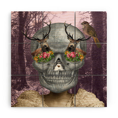 Ginger Pigg Woodland Hangover Wood Wall Mural