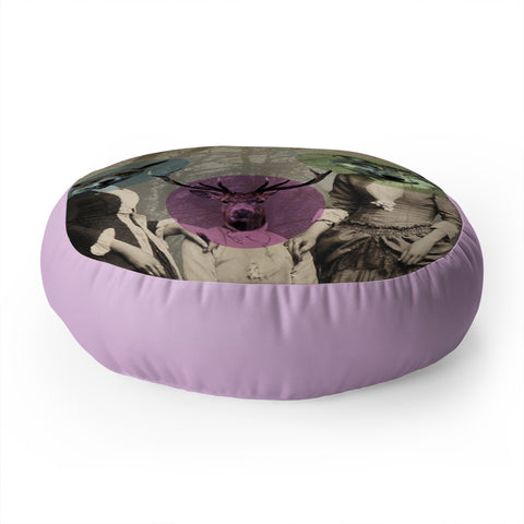 Ginger Pigg Woodland Walk Floor Pillow Round