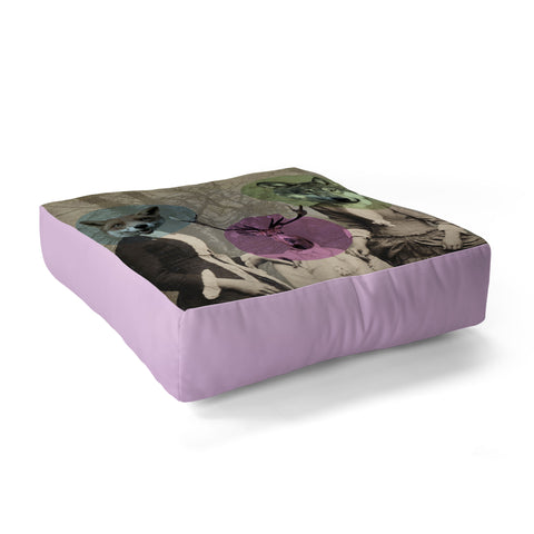 Ginger Pigg Woodland Walk Floor Pillow Square