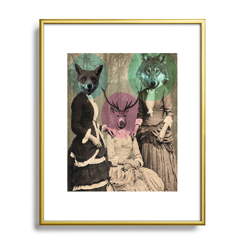 Ginger Pigg Woodland Walk Metal Framed Art Print