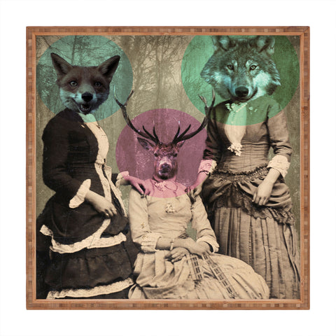 Ginger Pigg Woodland Walk Square Tray