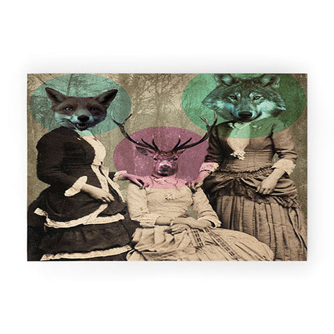 Ginger Pigg Woodland Walk Welcome Mat