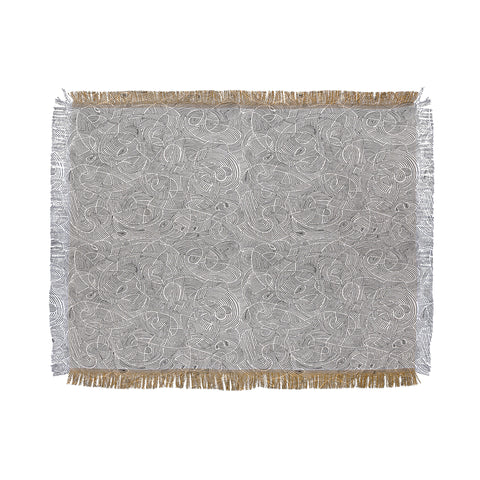 Gneural Currents Throw Blanket