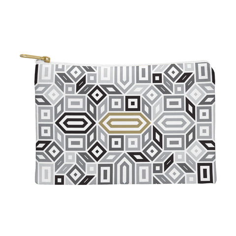 Gneural Geomaze Grayscale Pouch