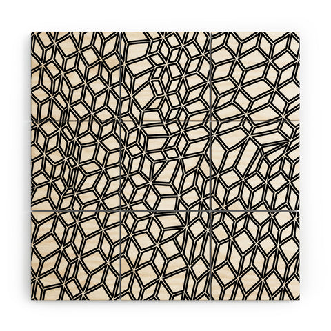 Gneural Inverted Compression Wood Wall Mural