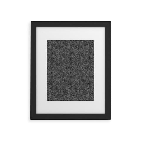 Gneural Inverted Currents Framed Art Print
