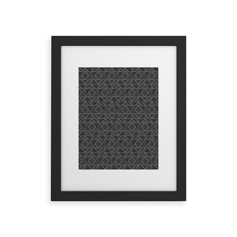 Gneural Inverted Shifting Pyramids Framed Art Print