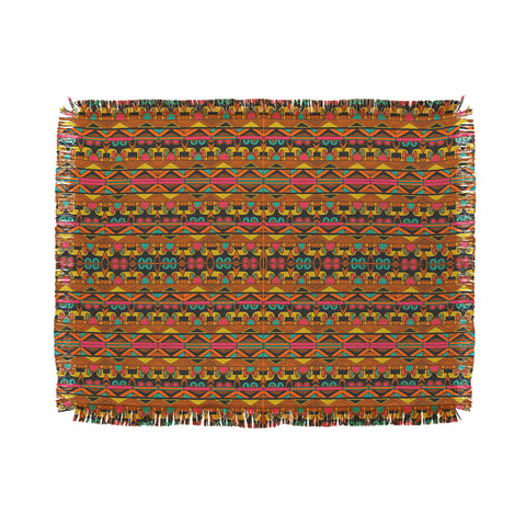 Gneural Neu Tribal 1003 Throw Blanket