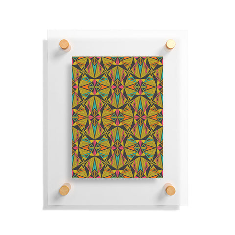 Gneural Neu Tribal 1004 Floating Acrylic Print