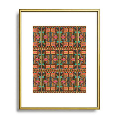 Gneural Neu Tribal 1006 Metal Framed Art Print