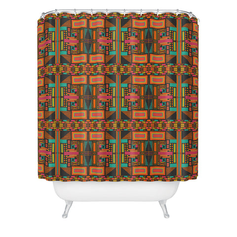 Gneural Neu Tribal 1006 Shower Curtain