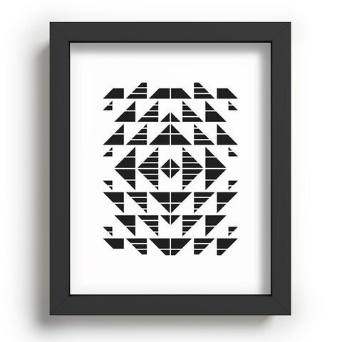 Gneural Neu Tribal Black Recessed Framing Rectangle
