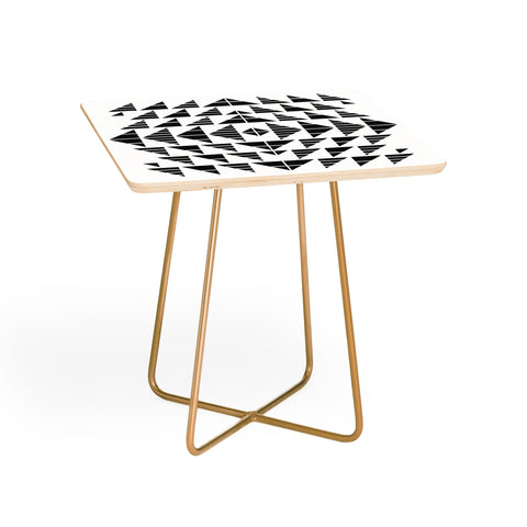Gneural Neu Tribal Black Side Table
