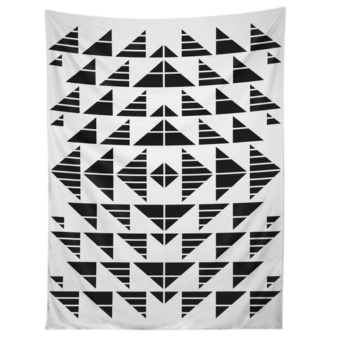 Gneural Neu Tribal Black Tapestry