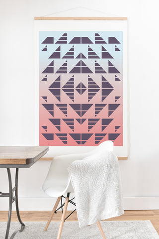 Gneural Neu Tribal Desert Art Print And Hanger