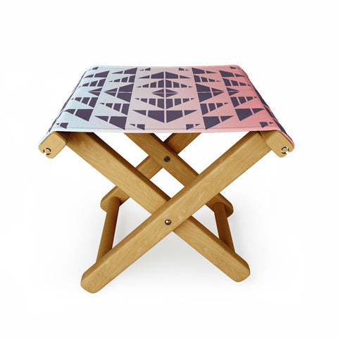 Gneural Neu Tribal Desert Folding Stool