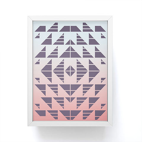 Gneural Neu Tribal Desert Framed Mini Art Print