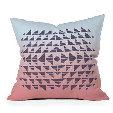 Gneural Neu Tribal Desert Throw Pillow
