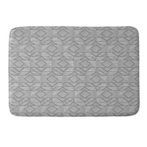 Gneural Shifting Pyramids Memory Foam Bath Mat