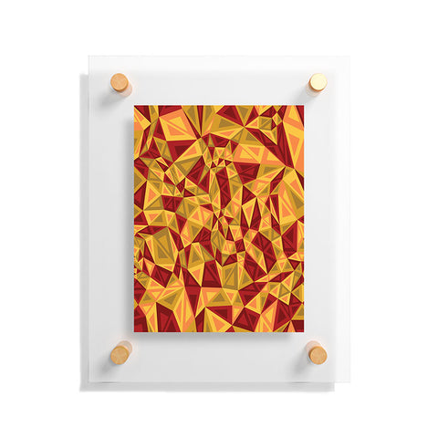 Gneural Triad Illusion Fall Floating Acrylic Print