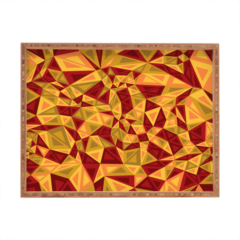 Gneural Triad Illusion Fall Rectangular Tray