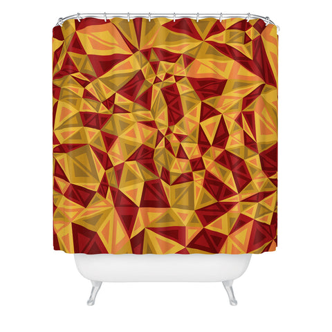 Gneural Triad Illusion Fall Shower Curtain