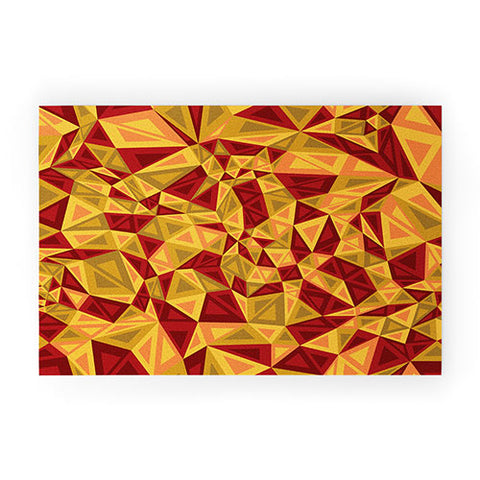 Gneural Triad Illusion Fall Welcome Mat
