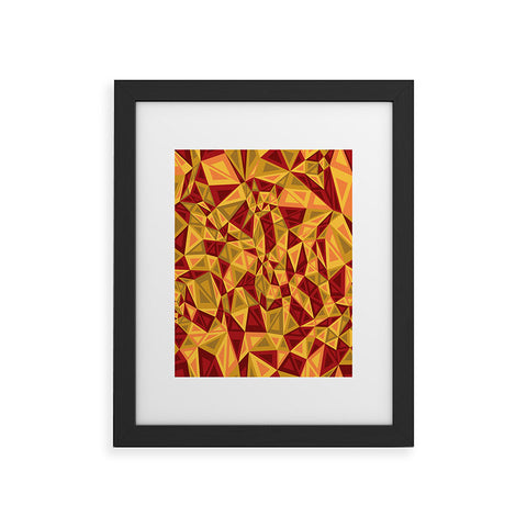 Gneural Triad Illusion Fall Framed Art Print